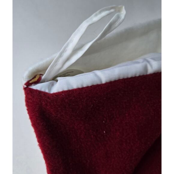 Prima Two Feet Long Snowman Stocking with Cardinal - Picture 7 of 9